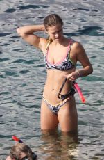 NINA AGDAL in Bikini at a Beach in Mykonos 08/25/2022