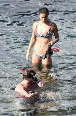 NINA AGDAL in Bikini at a Beach in Mykonos 08/25/2022