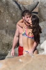 NINA AGDAL in Bikini at a Beach in Mykonos 08/25/2022