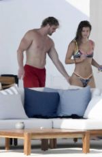 NINA AGDAL in Bikini at a Beach in Mykonos 08/25/2022