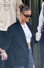 NINA AGDAL Leaves Her Hotel in London 08/27/2022