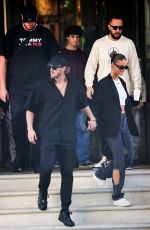 NINA AGDAL Leaves Her Hotel in London 08/27/2022