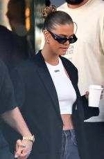 NINA AGDAL Leaves Her Hotel in London 08/27/2022