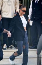 NINA AGDAL Leaves Her Hotel in London 08/27/2022
