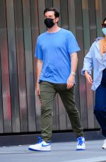 OLIVIA MUNN And John Mulaney Out Shopping at Westfield Mall in New York 08/04/2022