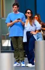 OLIVIA MUNN And John Mulaney Out Shopping at Westfield Mall in New York 08/04/2022
