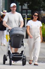 OLIVIA MUNN and John Mulaney Out with Their Baby in New York 08/04/2022