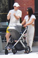 OLIVIA MUNN and John Mulaney Out with Their Baby in New York 08/04/2022