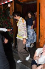 OLIVIA WILDE and Harry Styles at Rubirosa in New York 08/18/2022
