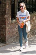 OLIVIA WILDE Out with a Friend in London 08/14/2022