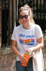 OLIVIA WILDE Out with a Friend in London 08/14/2022