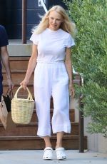 PAMELA ANDERSON Out for Coffee After Shopping in Malibu 08/22/2022