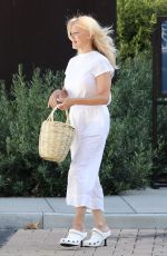PAMELA ANDERSON Out for Coffee After Shopping in Malibu 08/22/2022