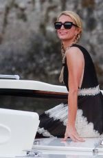 PARIS HILTON and Carter Reum on Holidays in Lake Como 08/04/2022