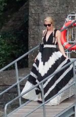 PARIS HILTON and Carter Reum on Holidays in Lake Como 08/04/2022