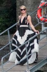 PARIS HILTON and Carter Reum on Holidays in Lake Como 08/04/2022
