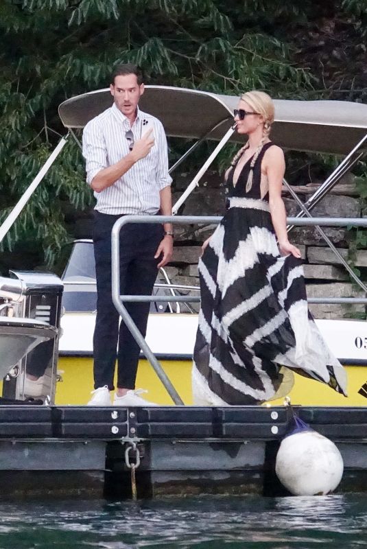 PARIS HILTON and Carter Reum on Holidays in Lake Como 08/04/2022