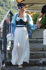 PARIS HILTON and Carter Reum on Vacation in Lake Como 08/04/2022