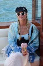 PARIS HILTON and Carter Reum on Vacation in Lake Como 08/04/2022
