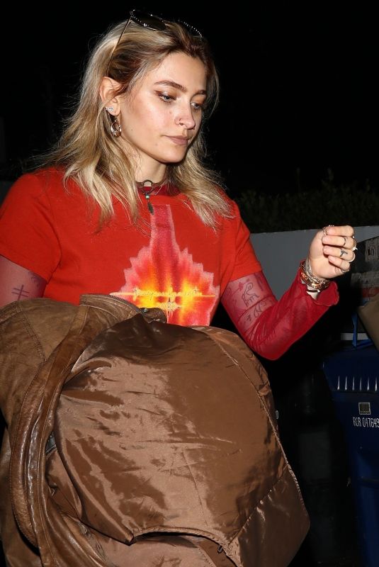 PARIS JACKSON Leaves Demi Lovato