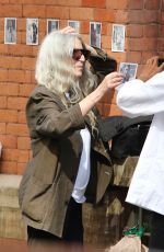 PATTI SMITH Gets a Polaroid Done by Jean Andre Antoine in New York 08/11/2022