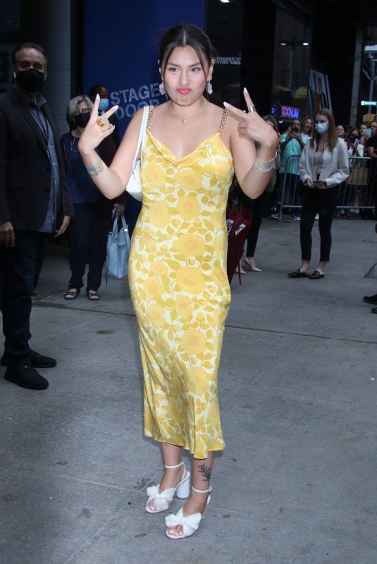 PAULINA ALEXIS Arrives at Good Morning America in New York 08/01/2022