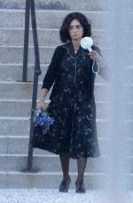 PENELOPE CRUZ Filming as Enzo Ferrari and wife Laura directed by Michael Mann in Modena 08/05/2022