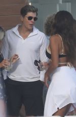 PIA  MILEER and Patrick Whitesell at a Beach with Friend in malibu 07/30/2022