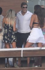 PIA  MILEER and Patrick Whitesell at a Beach with Friend in malibu 07/30/2022