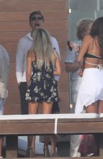 PIA  MILEER and Patrick Whitesell at a Beach with Friend in malibu 07/30/2022