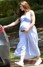 Pregnant ASHLEY GREENE and Paul Out at Beverly Hills Park in Los Angeles 08/24/2022