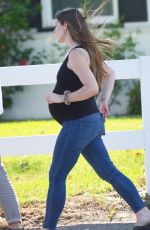 Pregnant ASHLEY GREENE Out in Los Angeles 08/23/2022