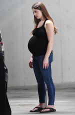 Pregnant ASHLEY GREENE Out in Los Angeles 08/30/2022