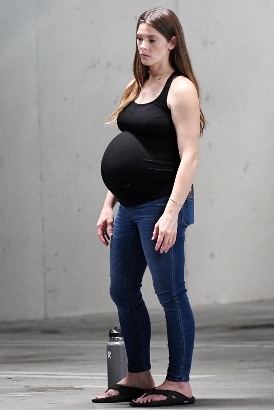 Pregnant ASHLEY GREENE Out in Los Angeles 08/30/2022