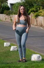 Pregnant CHARLOTTE CROSBY at The Tranquility Room in Stockton-on-Tees 08/28/2022