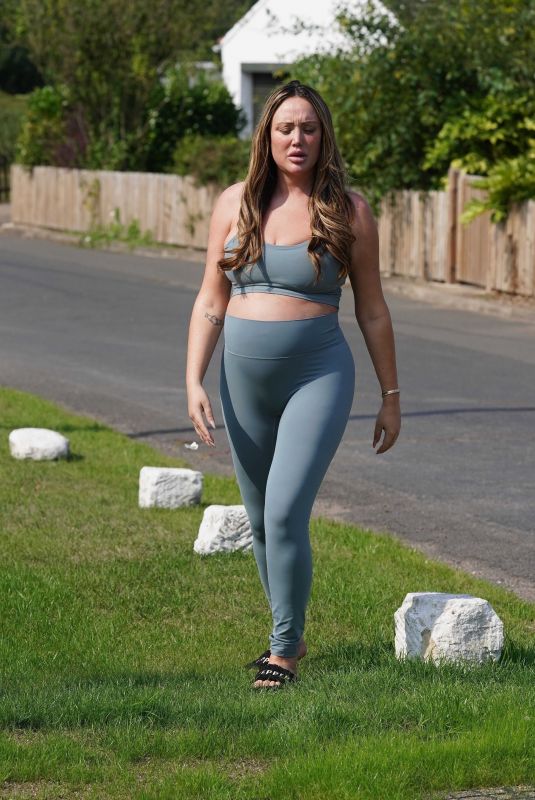 Pregnant CHARLOTTE CROSBY at The Tranquility Room in Stockton-on-Tees 08/28/2022