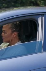 Pregnant CHRISSY TEIGEN Drives Back to Her Home in Los Angeles 08/03/2022