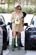 Pregnant CHRISSY TEIGEN Leaves Waldorf Hotel in Beverly Hills 08/18/2022