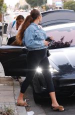 Pregnant CHRISSY TEIGEN Out for Dinner in Los Feliz 08/06/2022