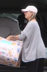 Pregnant CHRISTINA PERRI Out and About in Los Angeles 08/22/2022
