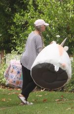 Pregnant CHRISTINA PERRI Out and About in Los Angeles 08/22/2022