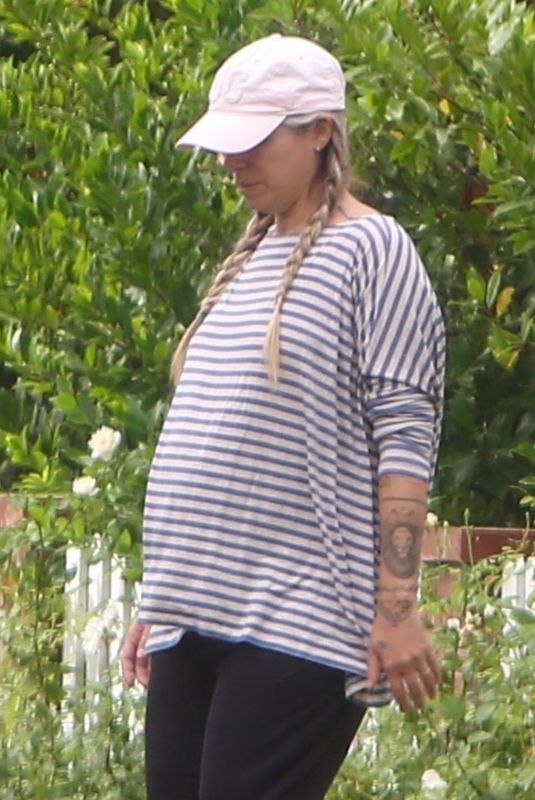 Pregnant CHRISTINA PERRI Out and About in Los Angeles 08/22/2022