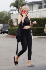 Pregnant HEATHER RAE OUNG Leaves Pilates Class in Newport Beach 08/23/2022