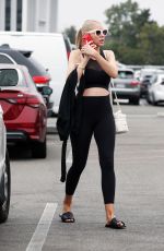 Pregnant HEATHER RAE OUNG Leaves Pilates Class in Newport Beach 08/23/2022