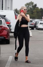Pregnant HEATHER RAE OUNG Leaves Pilates Class in Newport Beach 08/23/2022