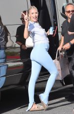 Pregnant HEATHER RAE OUNG on the Set of Selling Sunset in West Hollywood 08/26/2022
