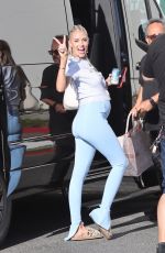 Pregnant HEATHER RAE OUNG on the Set of Selling Sunset in West Hollywood 08/26/2022