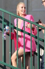 Pregnant HEATHER RAE YOUNG on the Set of Selling Sunset in West Hollywood 08/29/2022