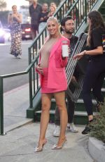 Pregnant HEATHER RAE YOUNG on the Set of Selling Sunset in West Hollywood 08/29/2022
