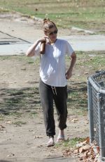 Pregnant KATE MARA Out at a Park in Los Angeles 08/26/2022